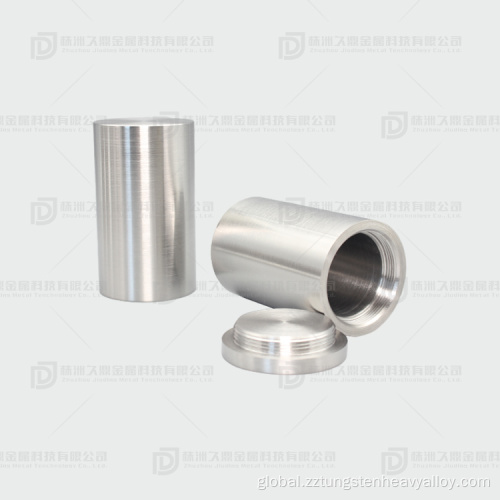 TVS Tungsten Alloys Vial Shielding Tungsten Heavy Alloys Vial Shield with Cap Factory